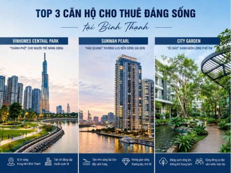 Top 3 căn hộ cho thuê đáng sống tại Bình Thạnh