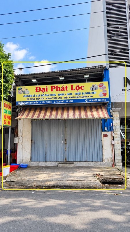 Cho thuê nhà Mặt Tiền Dương Đức Hiền 90m², 15Triệu-GẦN ĐH CÔNG THƯƠNG-KHU ĐÔNG SINH VIÊN