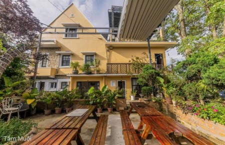 Cho thuê villa 23 phòng sân vườn rộng giá 50 triệu mặt tiền đường Hùng Vương Đà Lạt Lâm Đồng