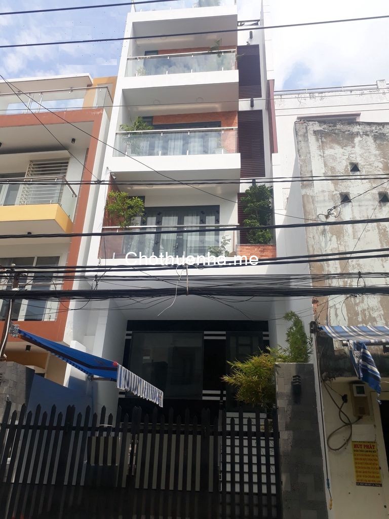 Nhà 3 lầu cho thuê nguyên căn, 4x20m, 30 triệu/tháng Tại Nguyễn Thái Bình P4 Quận Tân Bình