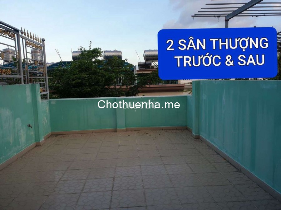 Nhà cho thuê nguyên căn 4 tầng tại đường Nguyễn Thị Sáu Phường Thạnh Lộc Quận 12. Giá thuê chỉ 7 triệu/tháng
