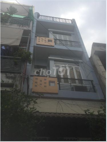 Cho thuê nguyên căn rộng 68m2, 4 tầng, còn mới, hẻm 118/17 Phan Huy Ích, Tân Bình, giá 10 triệu/tháng