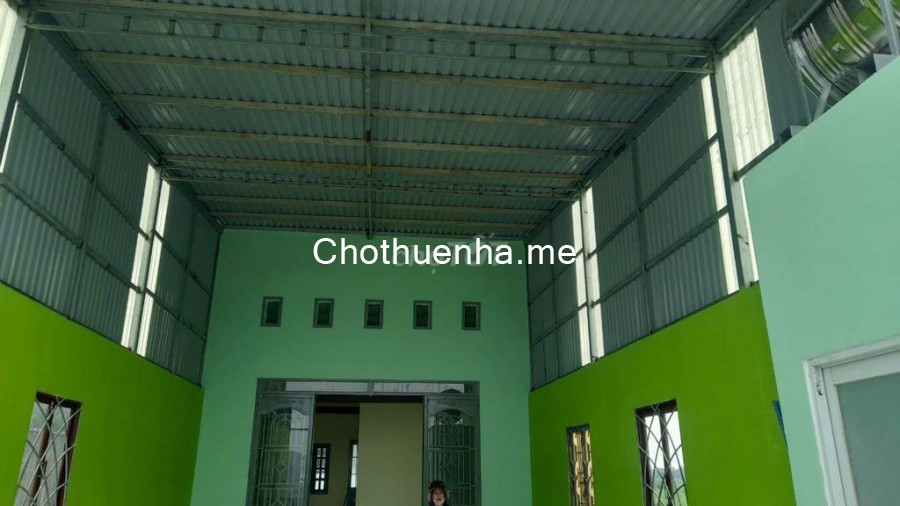 Cho thuê nhà mới tại đường Nguyễn Kim Cương xã Tân Thuận Đông huyện Cũ Chi, có thể làm kho xưởng