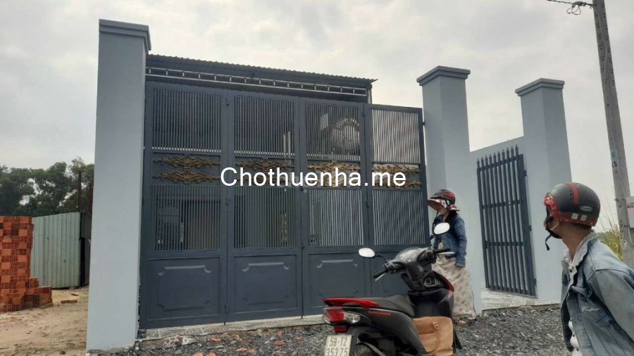 Cho thuê nhà mới tại đường Nguyễn Kim Cương xã Tân Thuận Đông huyện Cũ Chi, có thể làm kho xưởng