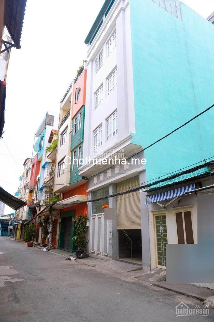 Hẻm 1 xẹt đường Nguyễn Giản Thanh, Quận 1 có nhà rộng 260m2, 5 tầng, cho thuê giá 34 triệu/thángvv