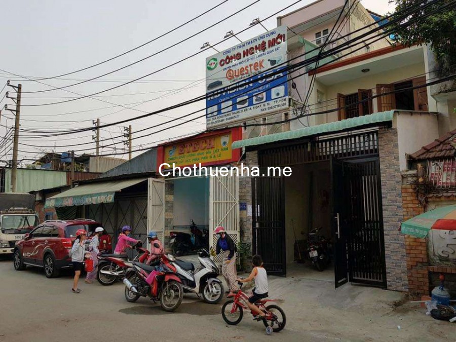 Cho thuê nhà mt 56 Đông Hưng Thuận 21, Quận 12 cần cho thuê giá 12 triệu/tháng, dtsd 100m2