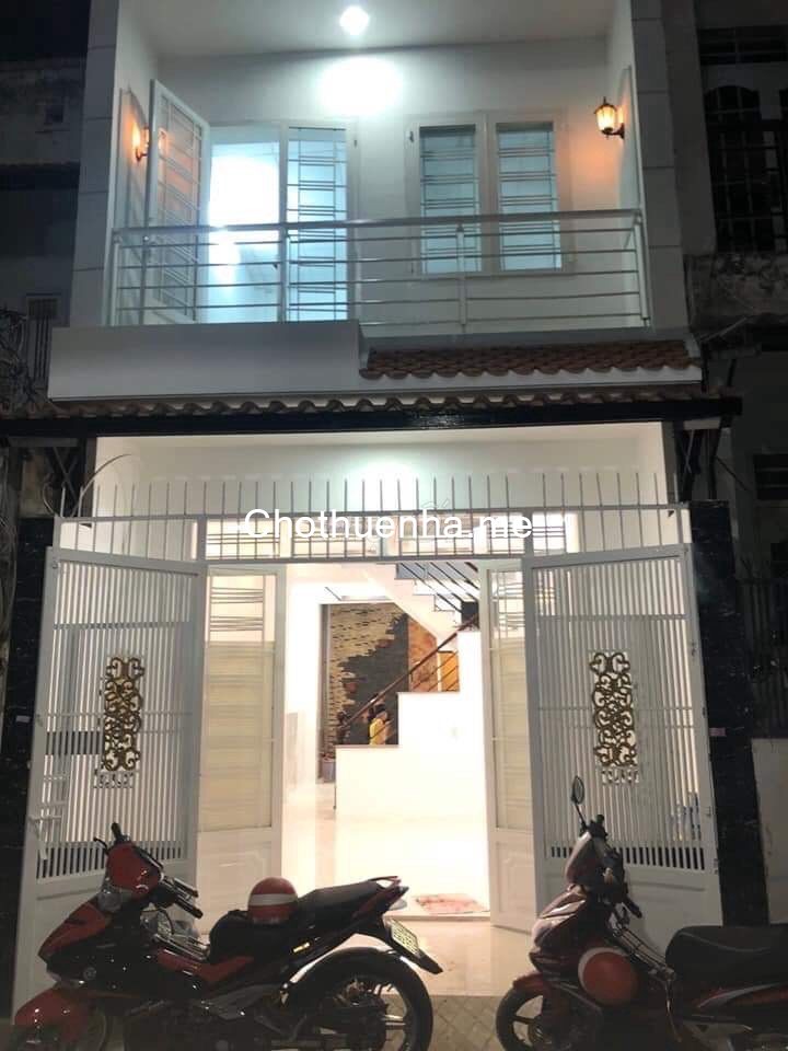 Nhà nguyên căn cần cho thuê nhà mới, 1 trệt 1 lầu gần Aeon Mall Tân Phú
