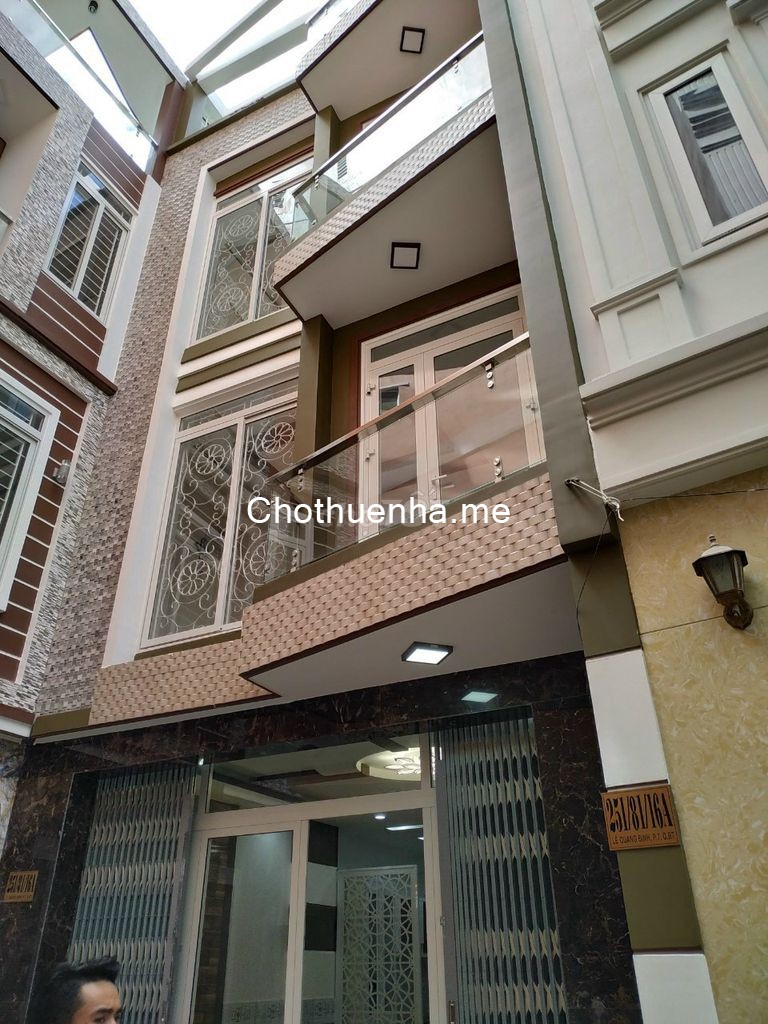 Cho thuê nhà nguyên căn, siêu đẹp, thiết kế kiến trúc sang chảnh, 3 lầu tại Lê Quang Định, Bình Thạnh