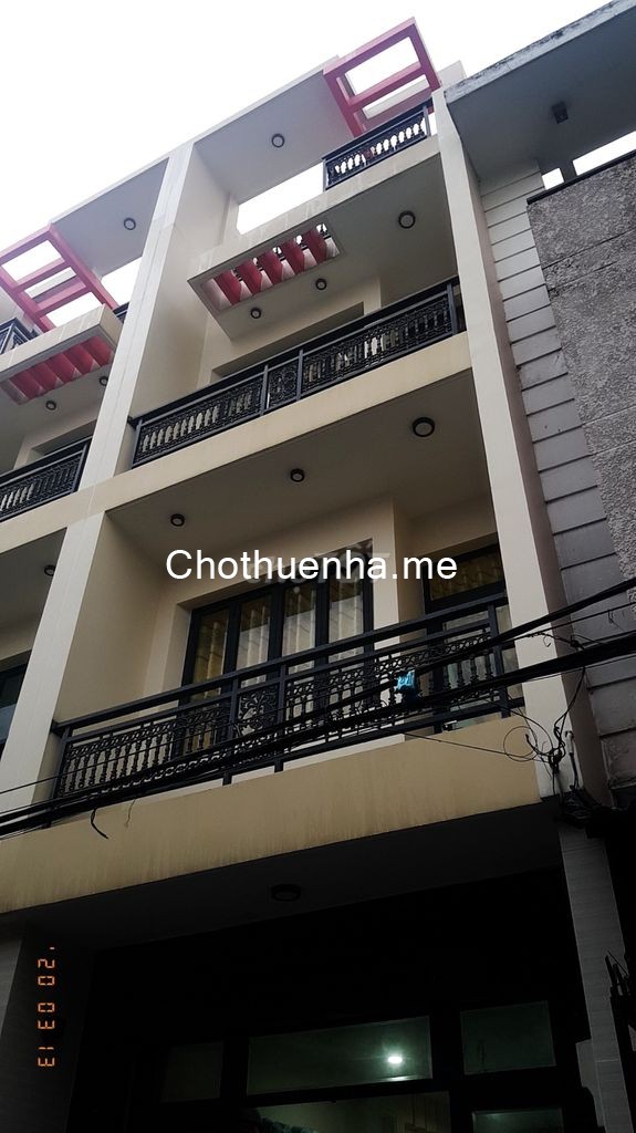 Cho thuê nhà nguyên căn đường Dương Văn Dương quận Tân Phú, 4 tầng, 5 phòng ngủ