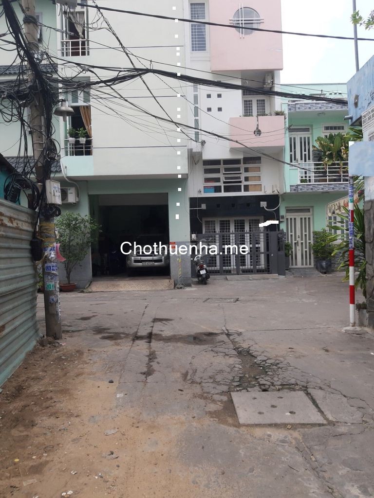 Cho thuê nhà nguyên căn hẻm xe hơi đường Âu Cơ, Phường Phú Trung, Quận Tân Phú.