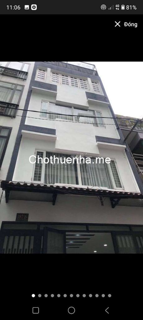 Nhà nguyên căn tại Hoàng Hoa Thám, Bình Thạnh, 60m2, 5m x 12m