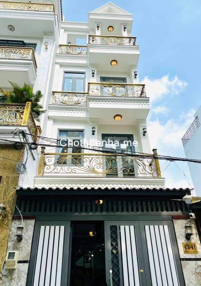 Cần cho thuê căn nhà tại Phan Huy Ích, Tân Bình. Nhà mới đẹp, Kiến trúc siêu sang