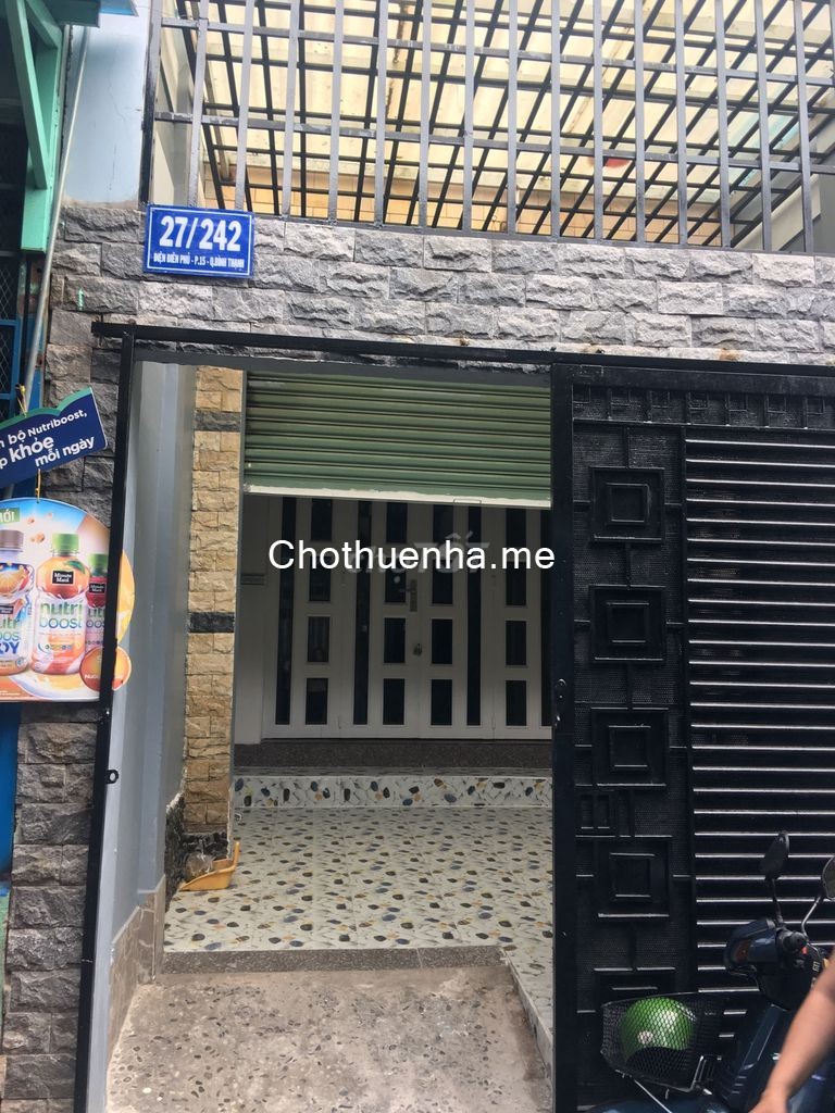 Cần cho thuê nhà rộng 66m2, kiến trúc đẹp, 9 triệu/tháng, hẻm 27/242 Điện Biên Phủ Bình Thạnh3