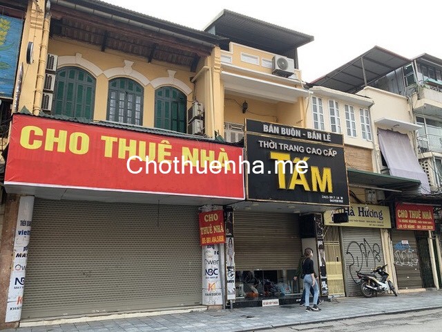 Cho thuê nhà mặt phố 249 Phúc Tân, Hoàn Kiếm, HN