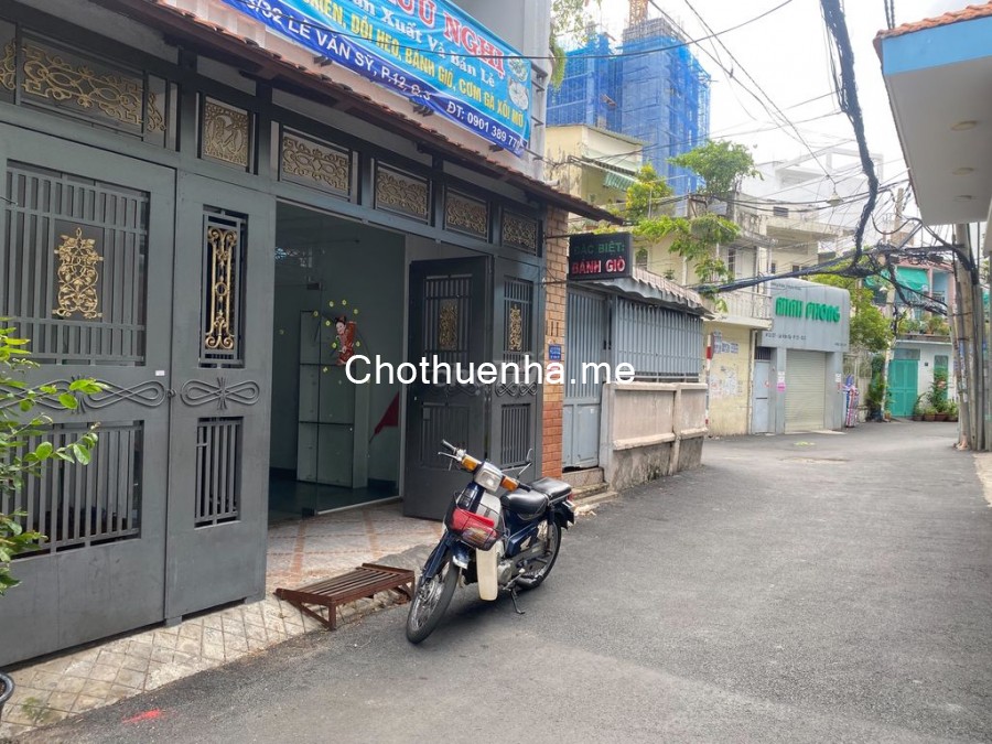 Mình cần cho thuê nhà 2 tầng đúc kiên cố đường Lê Văn Sỹ, Quận 3 dt 100m2, giá 17 triệu/tháng