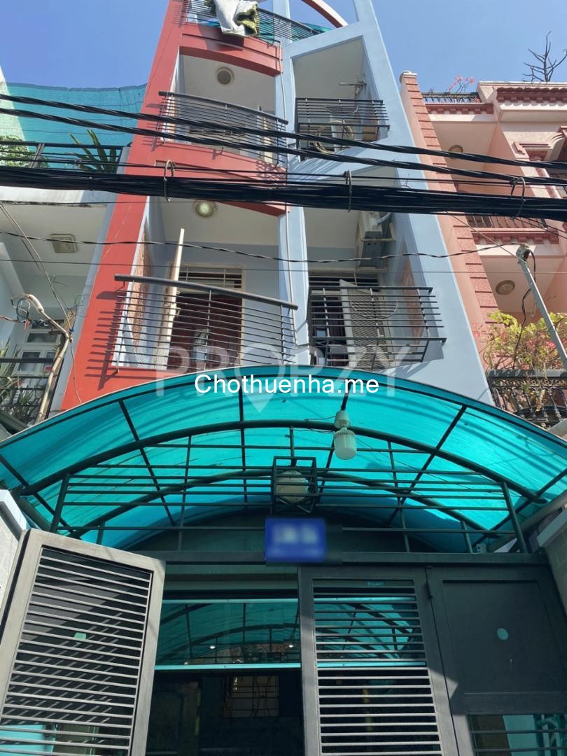 Nhà thiết kế đẹp, hẻm ô tô full NT cao cấp 6PN sân thượng trước sau Tân Bình