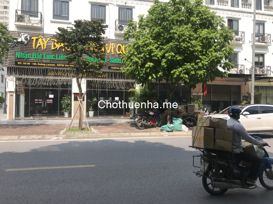 Cho thuê nhà liền kề 4 tầng mặt đường Khu đô thị Văn Phú