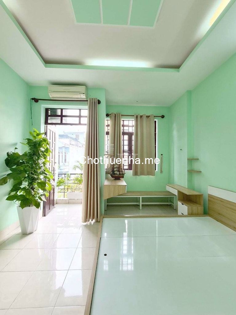 Mặt tiền dễ tìm Quận Tân Bình, diện tích 80m2, 5 tầng, sân thượng, giá 13 triệu, lh 0917080401