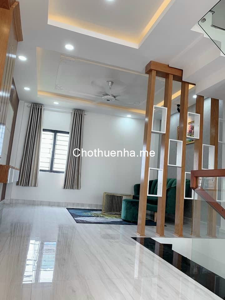 Nhà mới xây Huỳnh Văn Nghệ 1 trệt 1 lũng 3 lầu 4pn