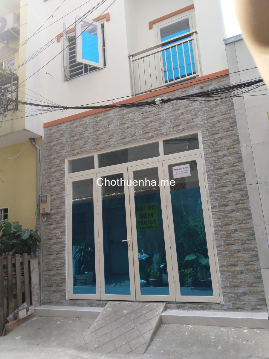 Cho thuê nhà mới xây sạch đẹp 1 trệt, 1 lầu Phạm Văn Bạch, Quận Tân Bình (10/2021)