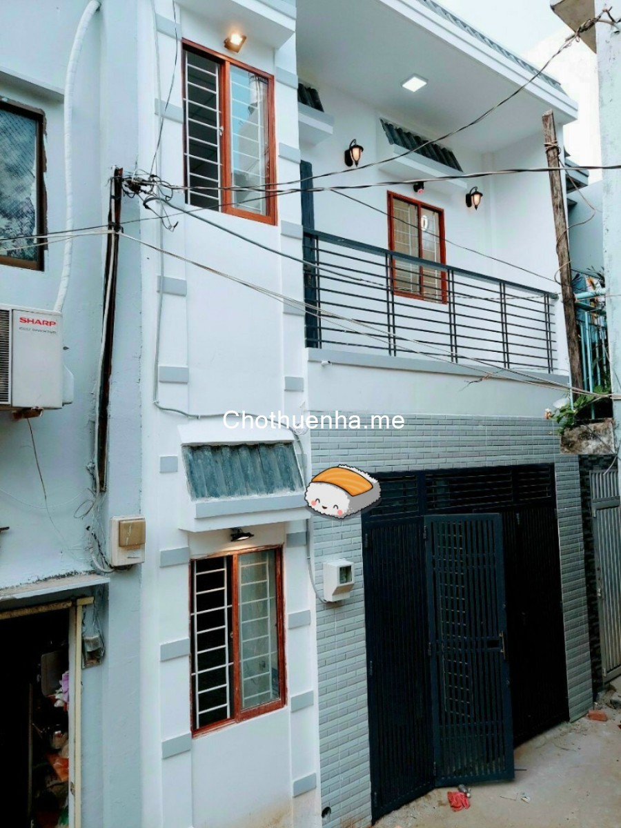 Cho thuê nhà mới hẻm 1/ Lê Đức Thọ P17 giá cho thuê 6.5 triệu/tháng lh 0865170631