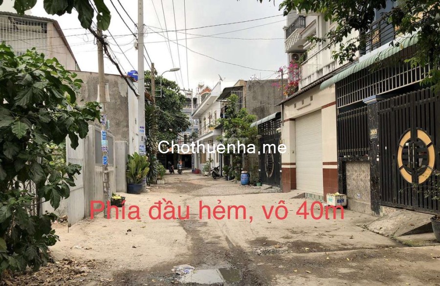 Chủ cần cho thuê nhà hẻm 361 Tân Thới Nhất, Quận 12, rộng 60m2, giá 6 triệu/tháng