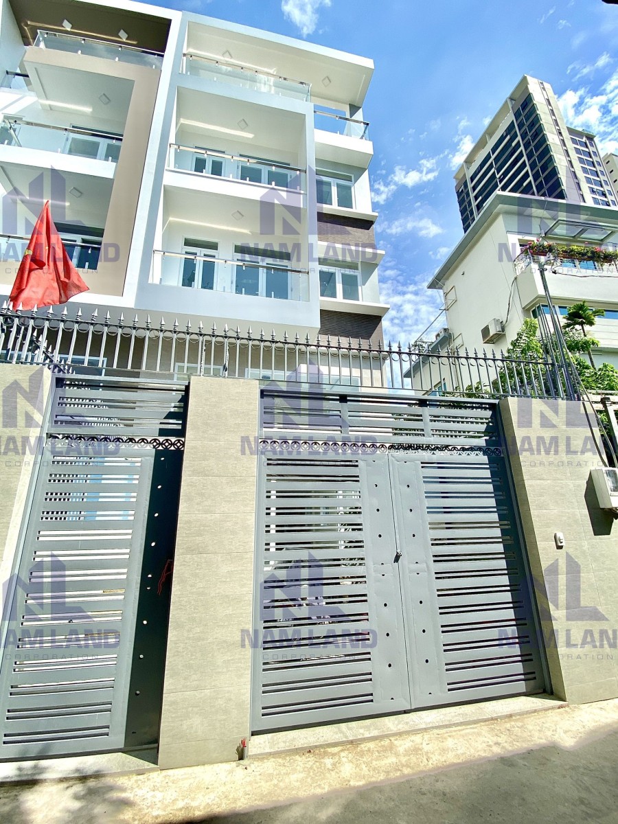 Cho thuê nhà mới xây căn góc 2 mặt tiền có thang máy dtsd 411m2 để ở văn phòng, Thảo Điền Quận 2