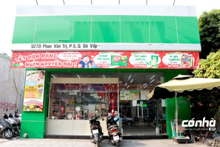 Cho thuê nhà mặt bằng kinh doanh mặt tiền đường 527 Phan Văn Trị, phường 5, quận Gò Vấp, 8x35m