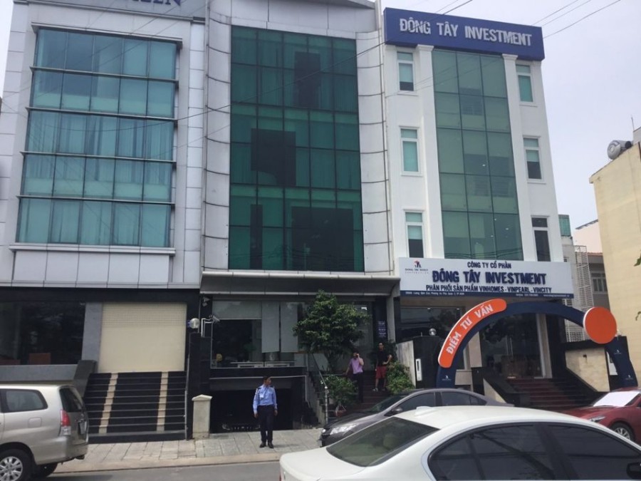 Cho thuê building diện tích 700m2 mặt tiền An Phú, hầm 4 sàn trống suốt