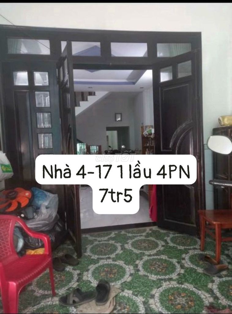 Đường Tân Chánh Hiệp 10, Quận 12 có nhà cho thuê giá 7.5 triệu/tháng, dtsd 68m2