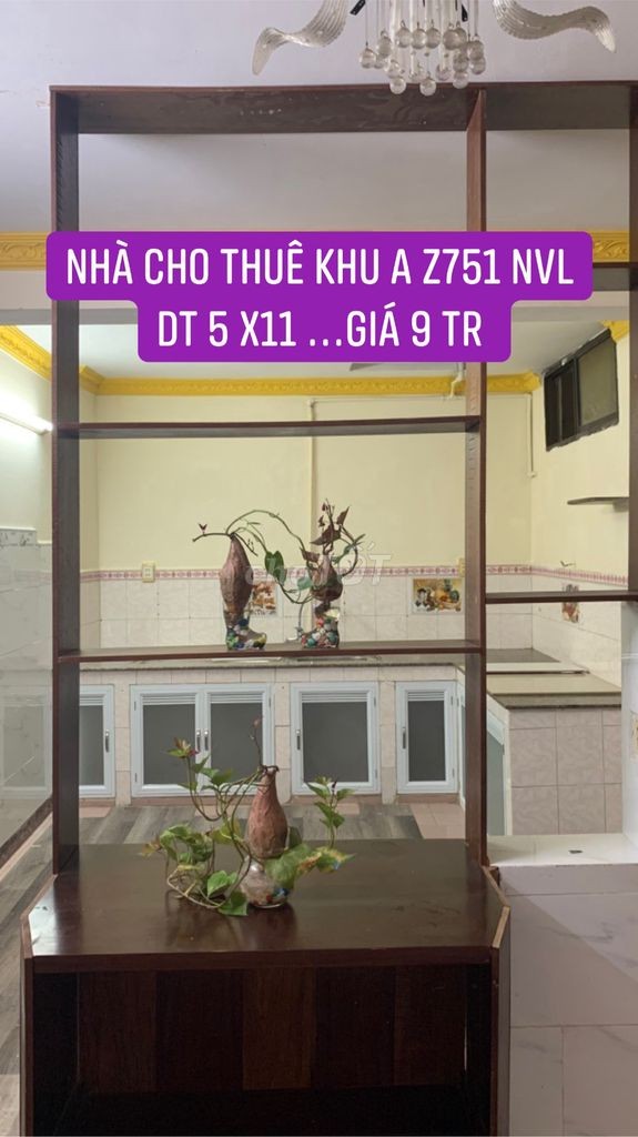 Khu Cityland cần cho thuê nhà rộng 55m2, giá 8 triệu/tháng, tiện ích đủ, lh 0907276304