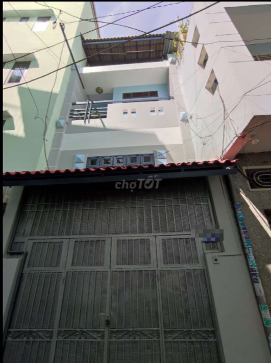 Cho thuê nhà 2 mặt hẻm 4 tầng Nguyễn Trãi, 3pn, 12tr