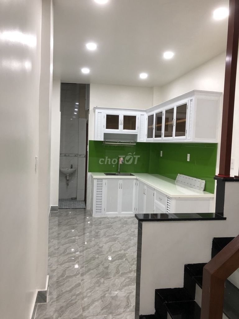 Cho thuê nhà hẻm 1 xẹt Nơ Trang Long p7 Quận Bình Thạnh 2 phòng máy lạnh