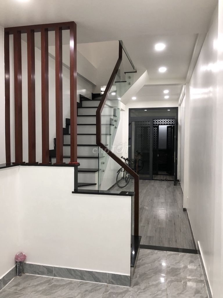 Cho thuê nhà hẻm 1 xẹt Nơ Trang Long p7 Quận Bình Thạnh 2 phòng máy lạnh