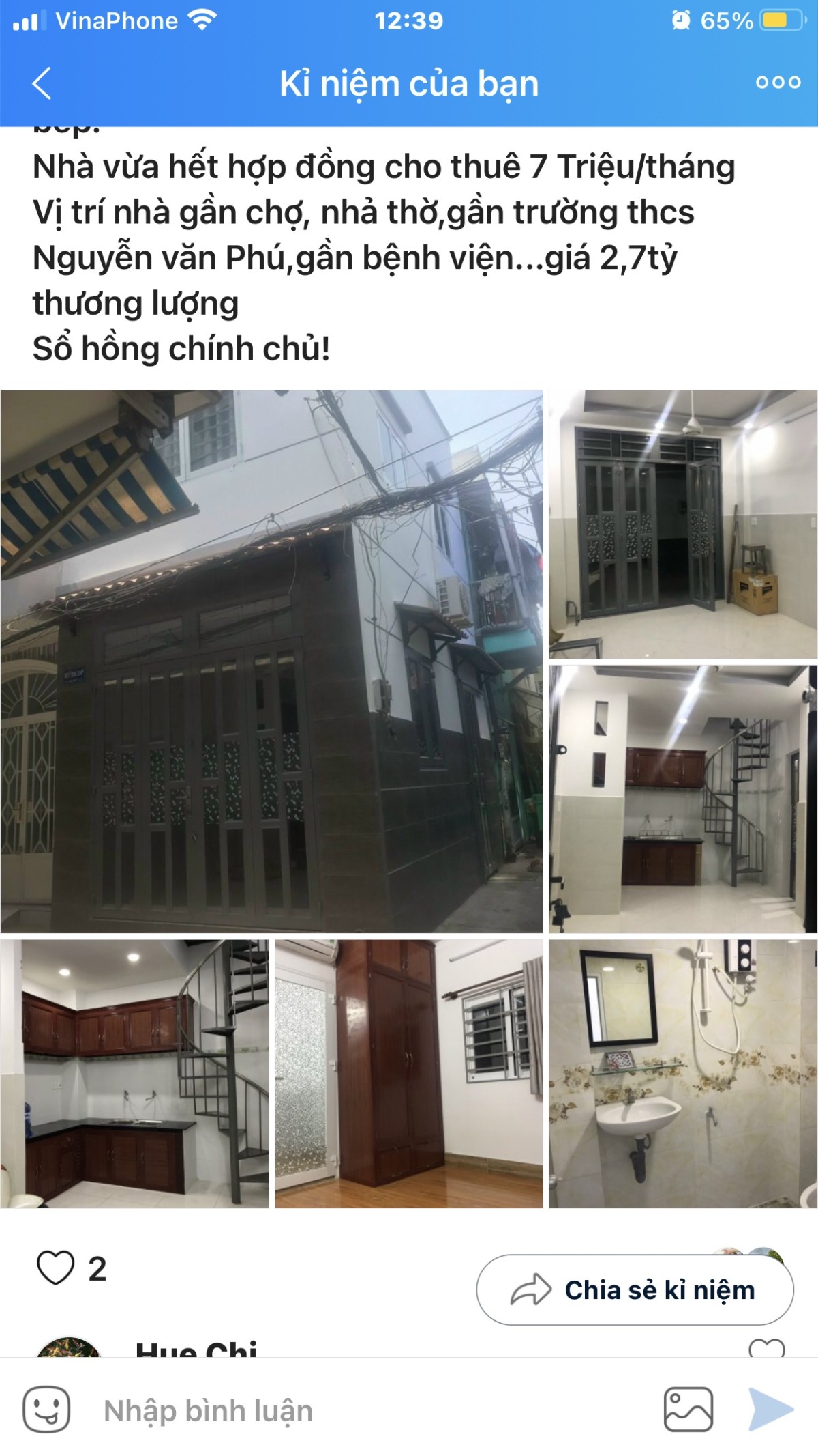 Cho thuê Nhà mới nguyên căn nhỏ gọn tại 161d/106 Đường Lạc Long Quân, Phường 3, Quận 11
