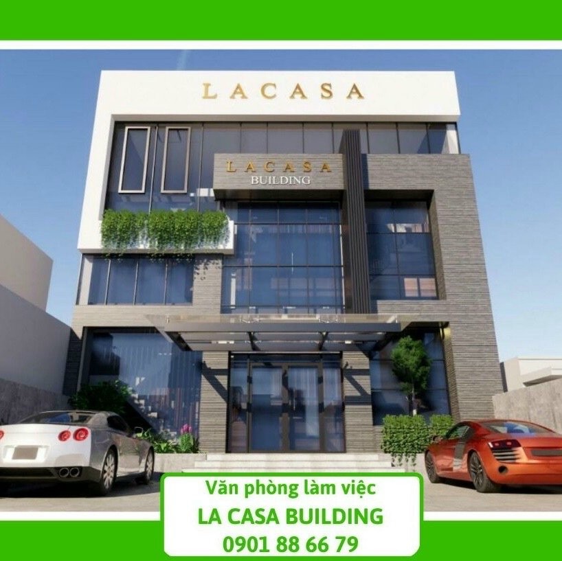 LACASA BUILDING cho thuê nguyên tòa nhà 800m2 gồm 3 lầu 1 sân thượng