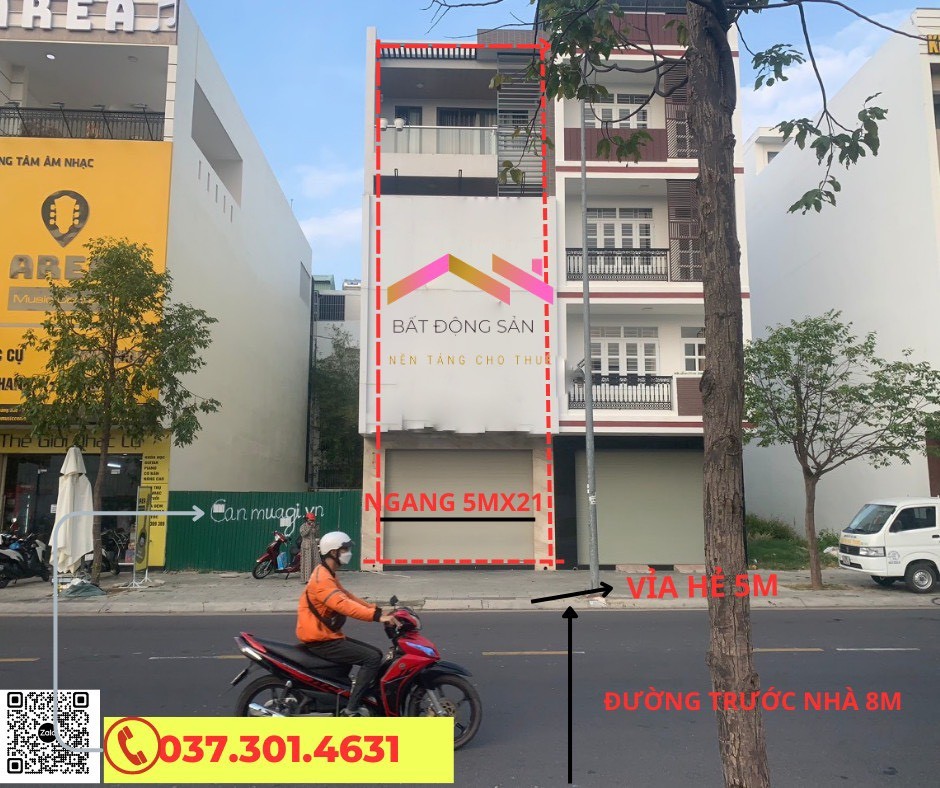 Cho thuê nhà ở kinh doanh Phước Hải Hà Quang 2 mặt tiền đường só 4
