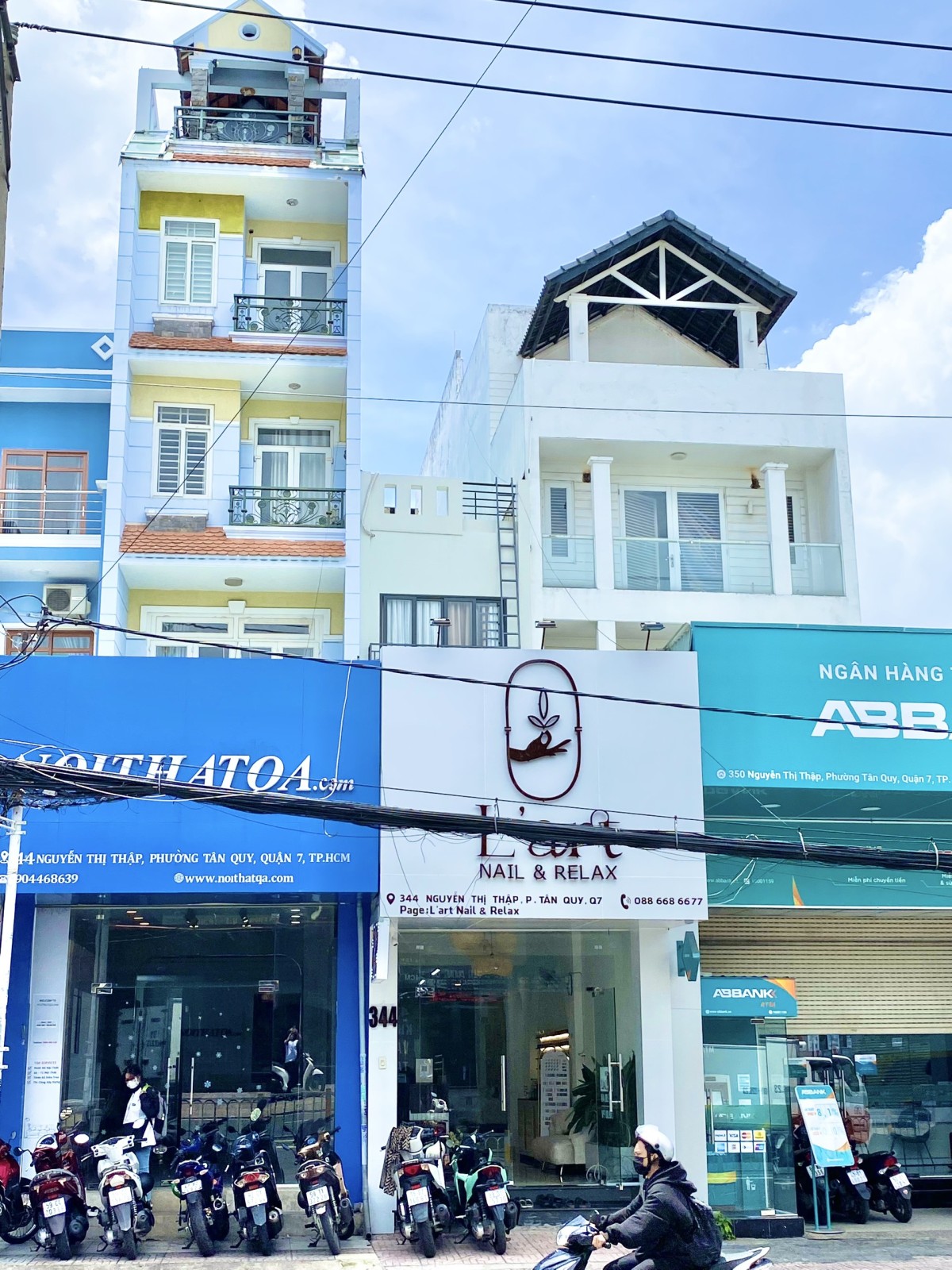 Cho thuê nhà Nguyễn Thị Thập 4 lầu gần Lottee Mart giá 50 triệu