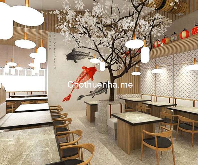 Cho thuê nhà hàng KD ăn uống Lê Văn Sỹ, 7x12m, 2 tầng, WC nam nữ riêng