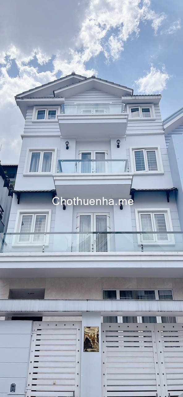 Nhà villa cho thuê khu VIP K300 60 Đường A4, Phường 12, Tân Bình, 8x20, 4 tầng, Giá 59 triệu