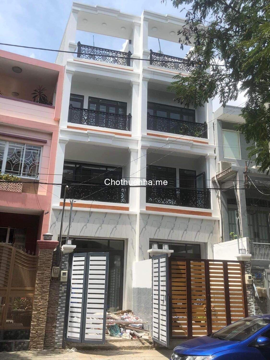 Cho thuê nhà 3 tầng mặt tiền đường Hoàng Lê Kha, Quận 6