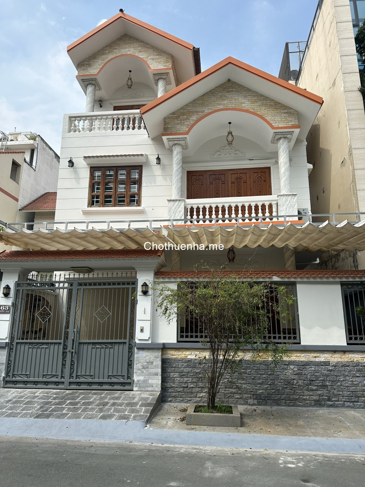 Cho thuê villa khu biệt thự Trần Não (10x16)m2 quận 2.