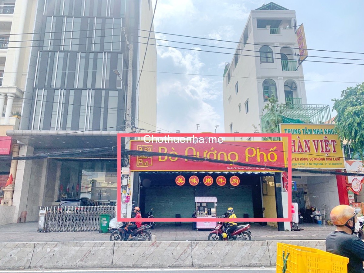 Nhà mặt tiền kinh doanh 507 Huỳnh Tấn Phát, Tân Thuận Đông, quận 7
