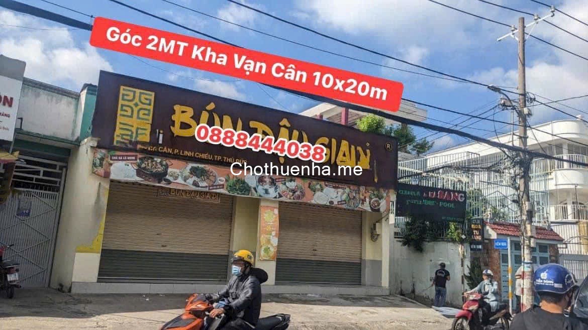 ️ MB Kha Vạn Cân 10x20m Sầm Uất Thủ Đức