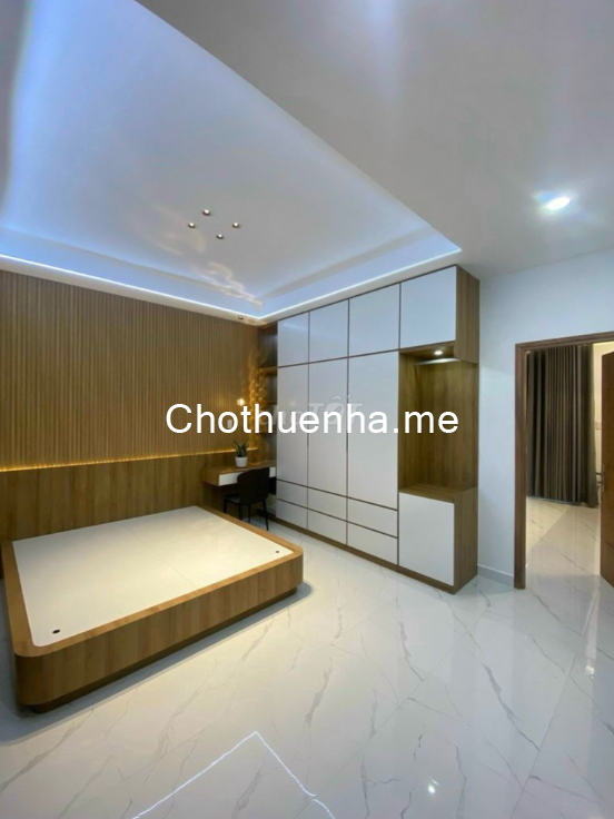 Cho thuê nguyên căn hẻm 7m, DT: 4 x 18m, 3 lầu, 4PN, 4WC