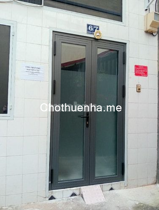 Cho thuê nhà hẻm Nguyễn Thị Minh Khai, diện tích 40m2, 12 triệu/tháng