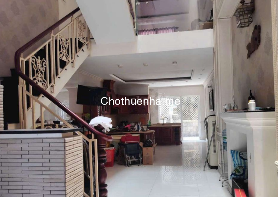 Nhà cho thuê KDC Hoàng Hải, Hóc Môn, 4,5x25m 2 lầu 5pn 5wc