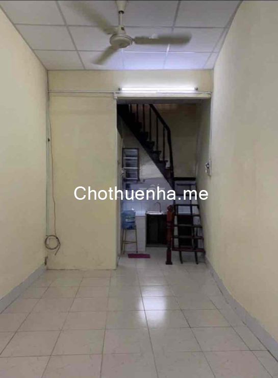 Cho thuê nhà hẻm xe máy, diện tích 2,5x7,5m, 1 trệt 1 lầu