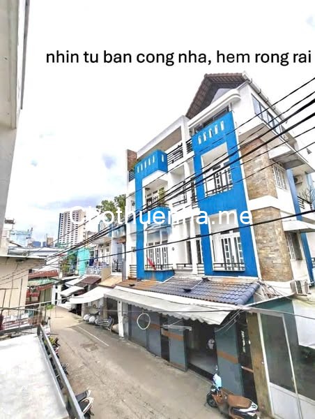 Cho thuê nhà hẻm 1 sec Vũ Tùng, Bình Thạnh, DT 52m2, thích hợp ở hay KD online, giá 14,8 triệu/tháng