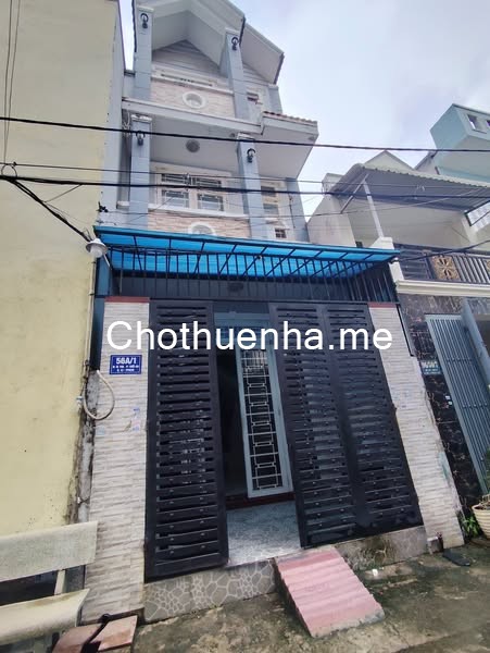 Cho thuê nhà nguyên căn mặt tiền Thới An, Quận 12, DT 48m2, 4PN rộng, thuận tiện KD, giá 11 triệu